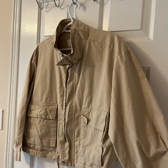 OAK & FORT beige utility jacket - Picture 5 of 6